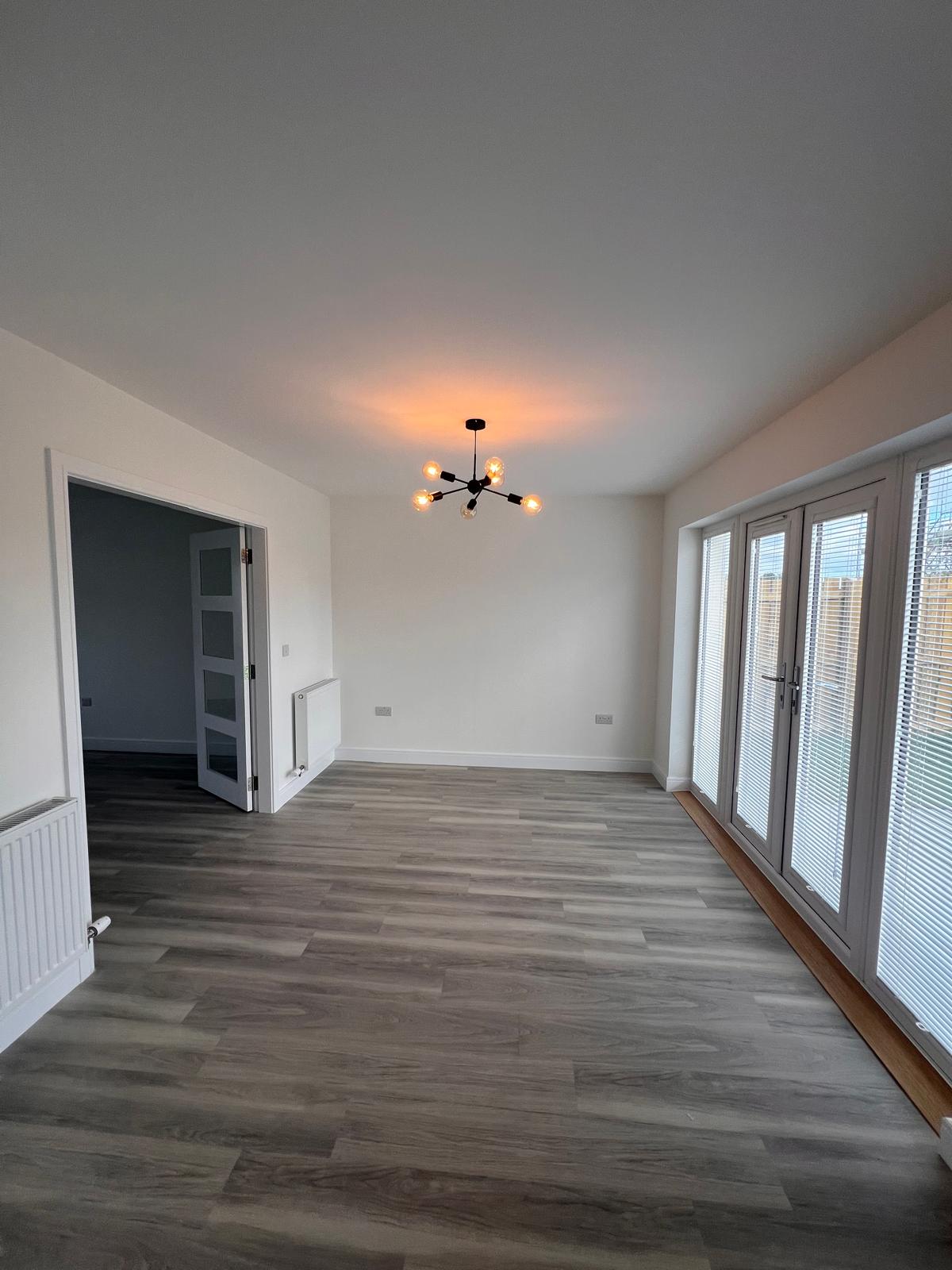 A serene and modern interior space